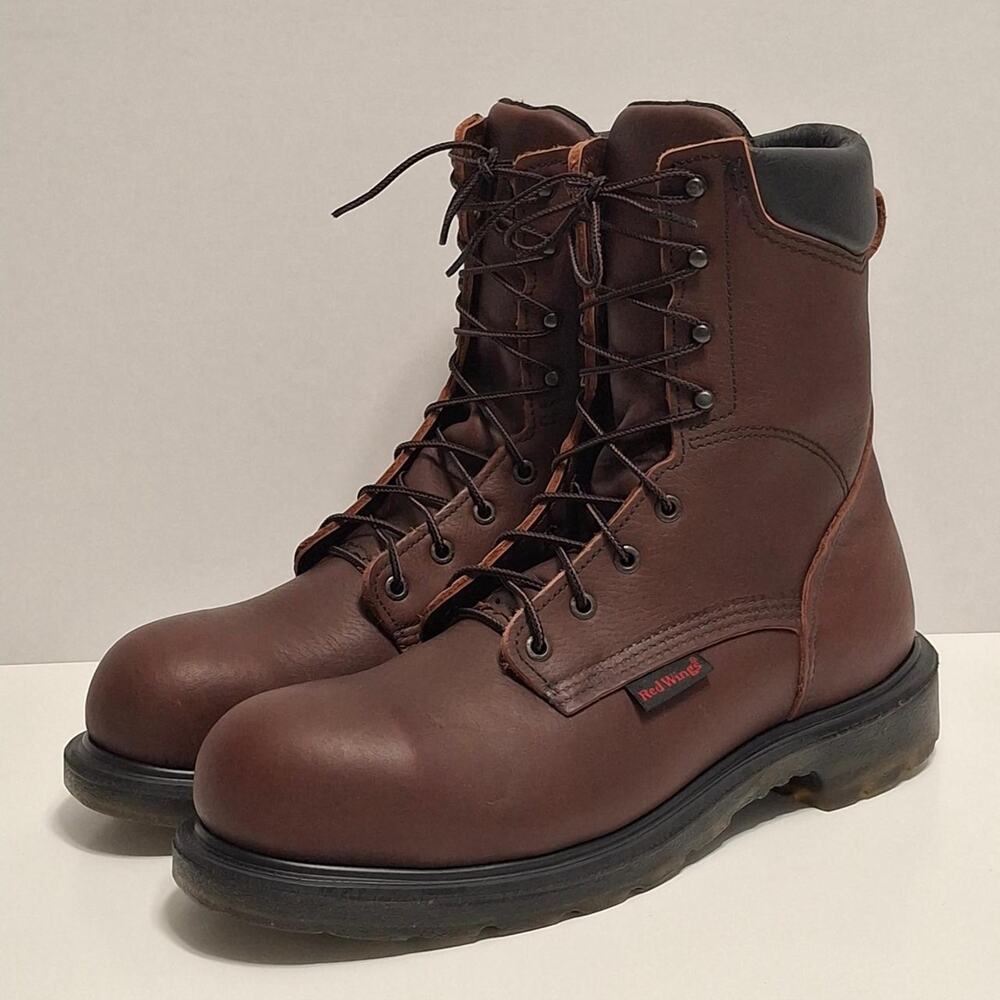 Red Wing 24082 Brown Leather Work Boots Size US 11D Men's Made in USA